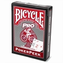 Bicycle Pro Poker Peek RED 